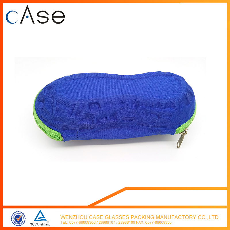 WZ Peanut sunglasses case with eva and zip H138CASE