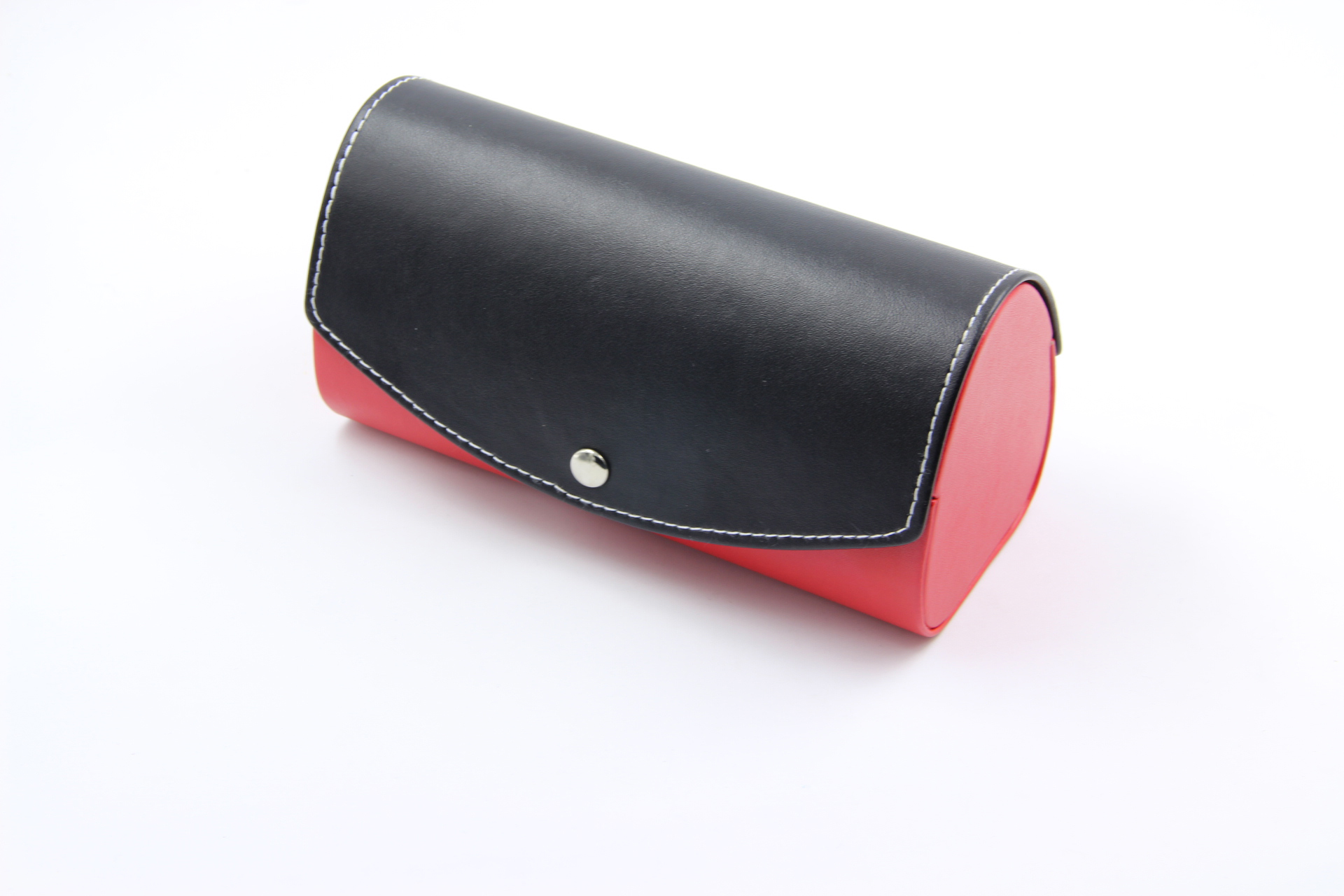 Red and black large sunglasses bag removable glasses box