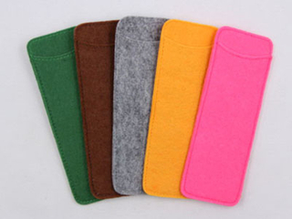 F162 reading glasses pouch with Two pieses of felts 