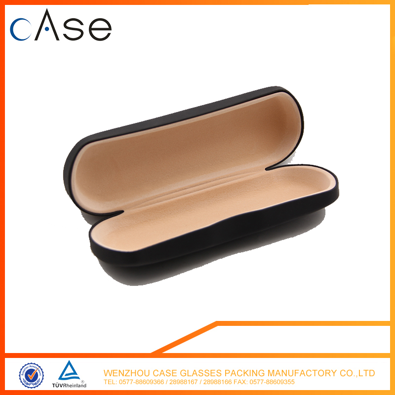 black hard glass carrying case