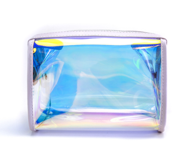 Waterproof, transparent ttu laser powder bag, eco-friendly multi-functional travel bag, portable personality creative wash bag.
