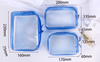 Transparent PVC cosmetic bag waterproof travel large capacity wash bag jelly PVC bag