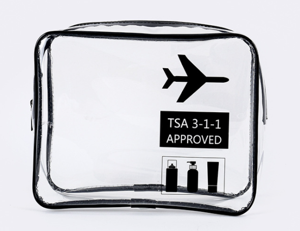 Cross-border dedicated transparent tpu bag Multi-function travel storage bag Environmentally friendly waterproof large-capacity wash bag