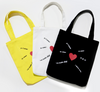 New three-color creative canvas bag Spot Portable shopping one-shoulder green gift bag canvas