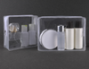 Transparent EVA bags, environmental protection cubic bags, simple cosmetics package, receptacle bags, water-proof portable wash and gargle bags