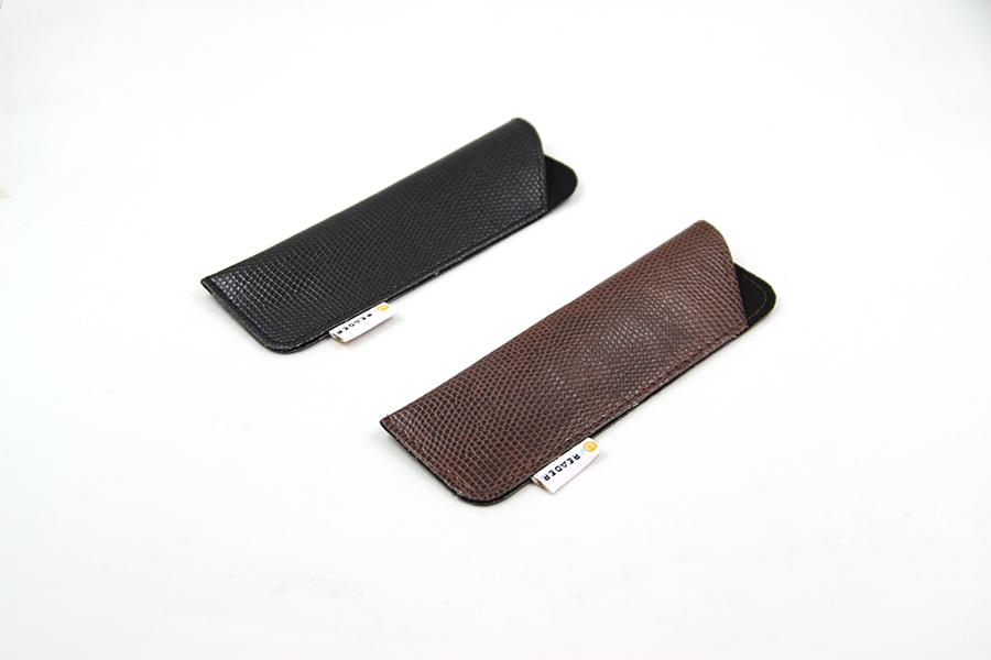 Custom leather custom reading glass pu bag