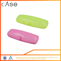 Candy color magnet plastic sunglasses boxes OEM optical case