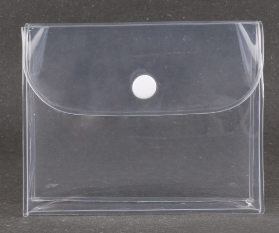 Environmental eva packaging bag Transparent waterproof cosmetics set button bag three-dimensional hot pressing daily storage bag spot