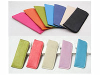 soft leather reading glasses pouch F105