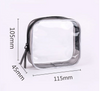 Pvc zipper bag stereo transparent plastic bag daily necessities waterproof storage bag