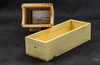 2021 Sunglasses, Light Brown Wooden Glasses Case, Appearance Like A Small Drawer, The Design Is Small, Simple, Convenient