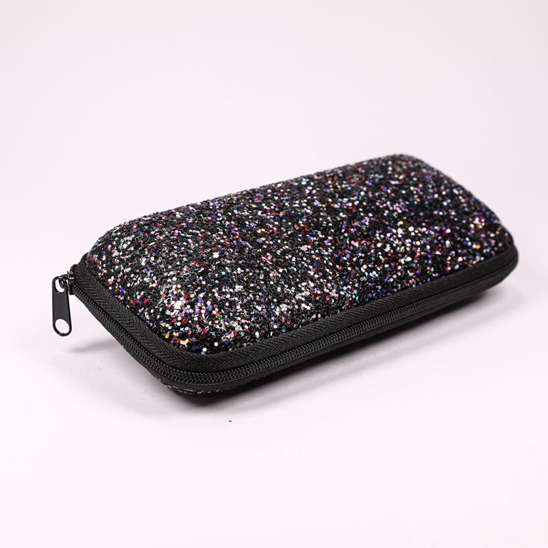 2021 Glasses Case Sunglasses Three Styles, Printed with Irregular Grain Pattern of Glasses Case, Zip Type