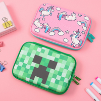 EVA cartoon white writing case male and female students multi-functional creative primary school students large capacity portable pencil case pen bag