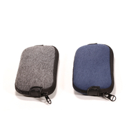 Fabric Eyeglass Cases Soft Light Zipper Sunglasses Pouch Case Custom Printed Eyeglass Pouch