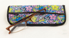 2021 Sunglasses, Printed with Colorful Prints, Hand-woven Leather Glasses Bag