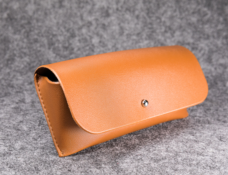 2021 Glasses Case Sunglasses Brown Glasses Case, Like A Leather Bag