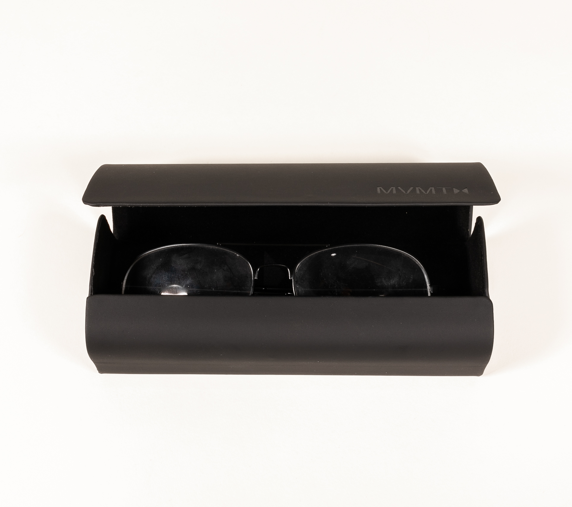 2021 Sunglasses, Black, Handmade Case with A Semicircle Side