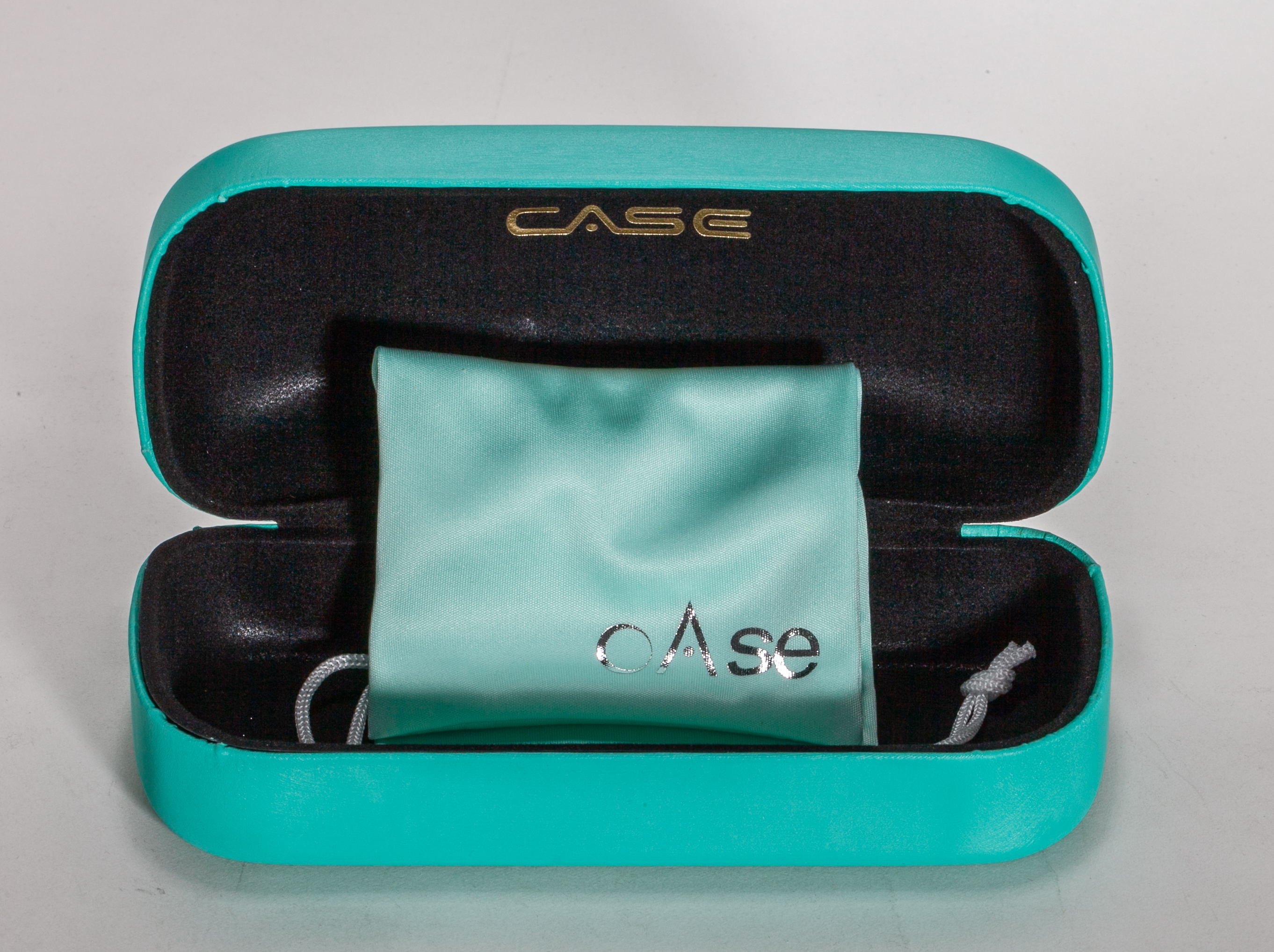 2021 Sunglasses, Turquoise, LOGO Printed Glasses Case
