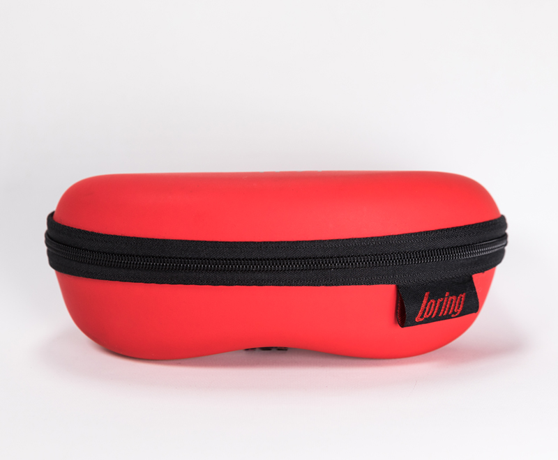 2021 Glasses Case A Red, Bull-printed, Zip-on Eyewear Case That Looks Like A Fanny Pack