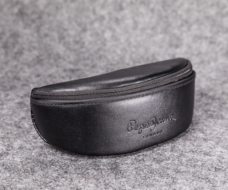 2021 Glasses Case A Black, Logo-printed, Zip-end Glasses Case That Looks Like A Fanny Pack