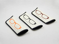 soft leather reading glasses pouch F121