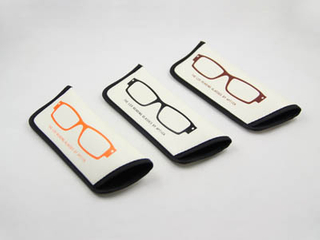 soft leather reading glasses pouch F121