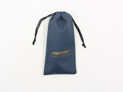 PVC PU sunglasses pouch with embossed logo D02